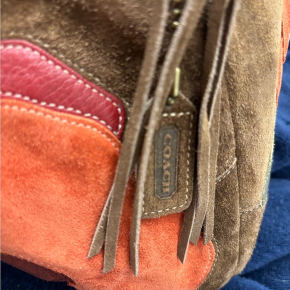 Coach genuine suede bag. - Picture 5 of 6